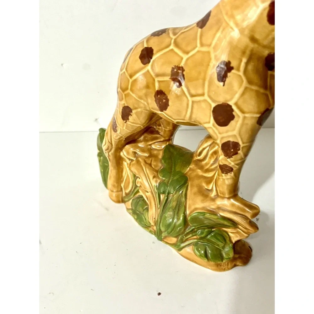 Vintage Ceramic Giraffe Decor Figure 12